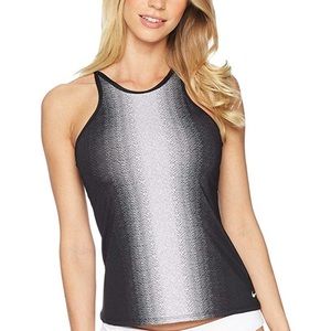 NWT Nike Swim Ombre High-Neck Top